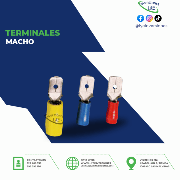 TERMINALES MACHO
