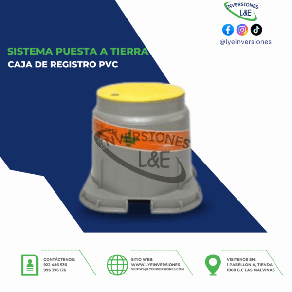 CAJA DE REGISTRO PVC