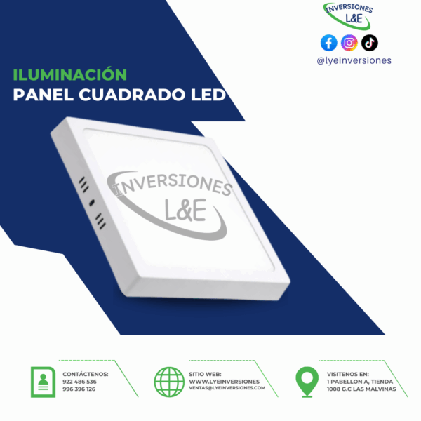 PANEL CUADRADO LED