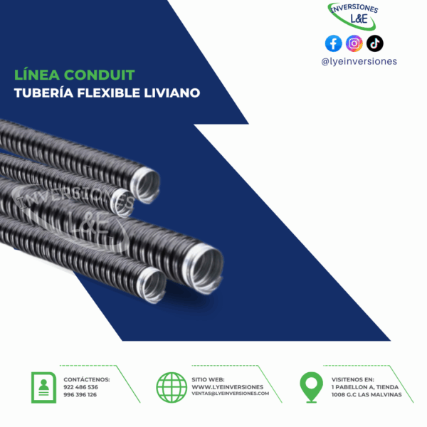TUBERIA FLEXIBLE LIVIANO