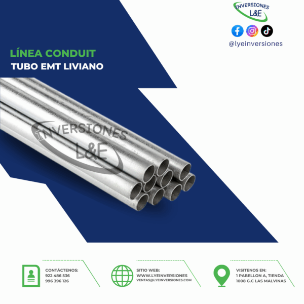 TUBO EMT LIVIANO