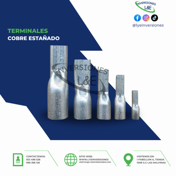 TERMINAL COBRE ESTAÑADO PIN