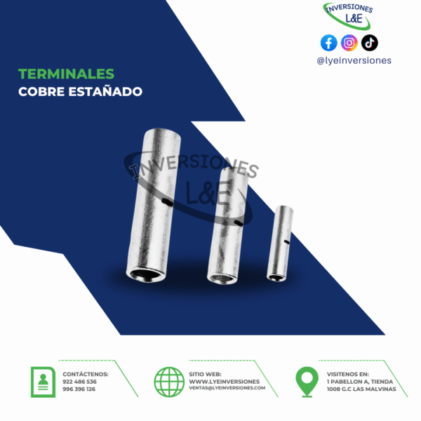 TERMINAL COBRE ESTAÑADO UNIÓN