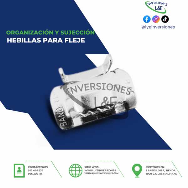 HEBILLAS PARA FLEJE BANDIT 201