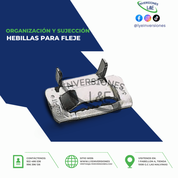 HEBILLAS PARA FLEJE BANDIT 316