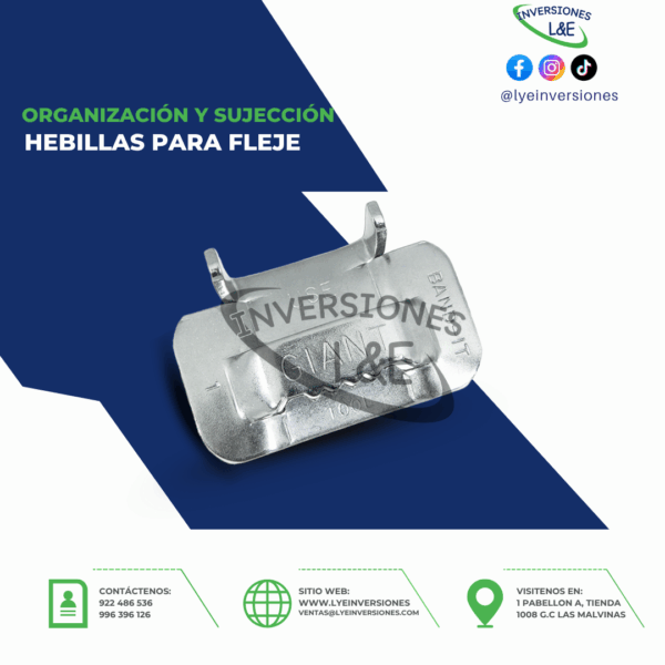 HEBILLAS PARA FLEJE BANDIT GIGANTE