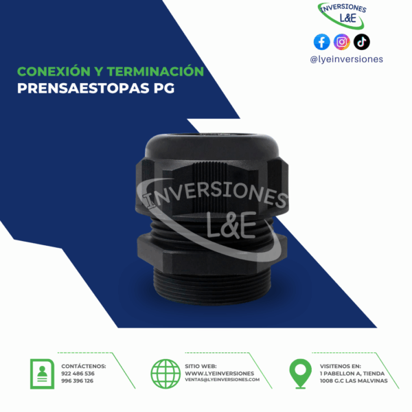 PRENSAESTOPA PG CHS NEGRO