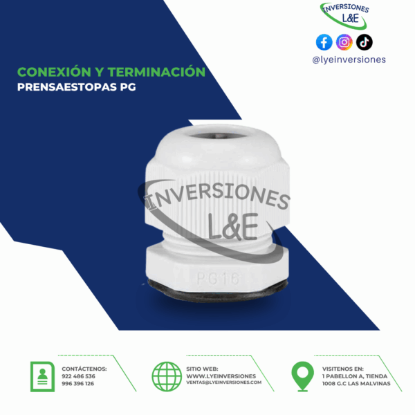 PRENSAESTOPA PG BESTENS BLANCO