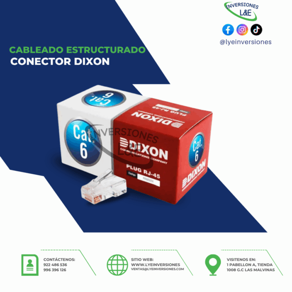 CONECTOR DIXON CAT 6