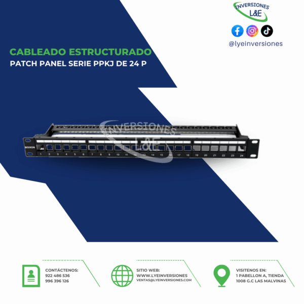PATCH PANEL DIXON SERIE PPKJ 24 P