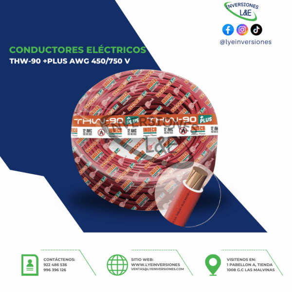 THW-90 +PLUS AWG 450/750 V