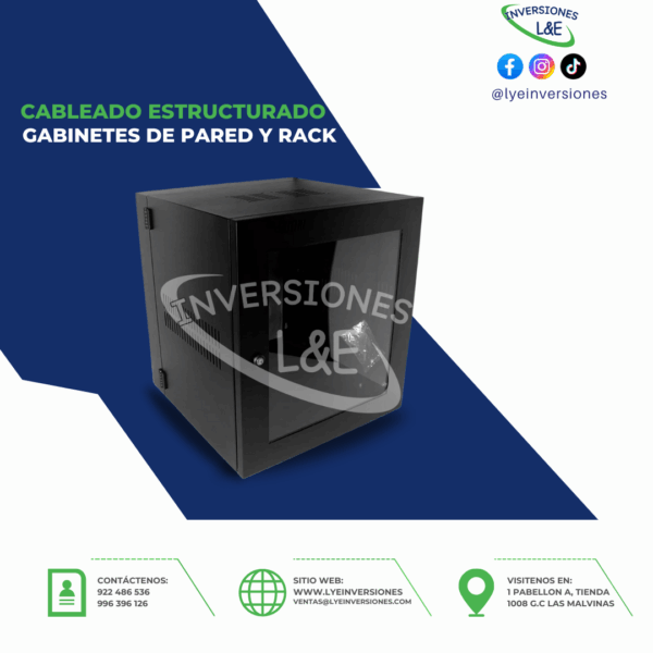 GABINETES DE PARED Y RACK 12RU