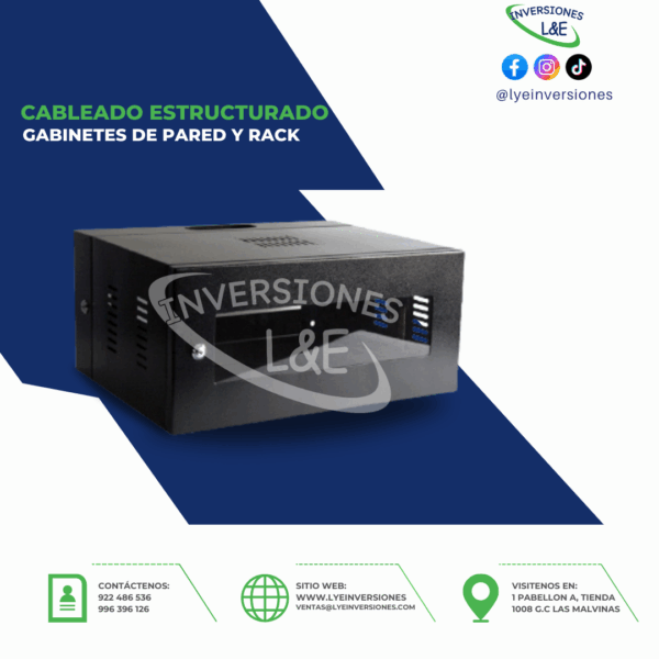 GABINETES DE PARED Y RACK 2RU