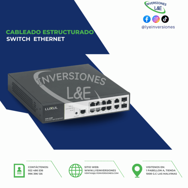 SWITCH ETHERNET LUXUL