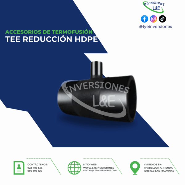 TEE REDUCCION HDPE