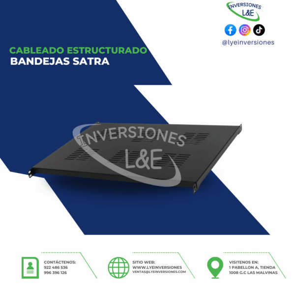 BANDEJA FIJA PARA RACK SATRA