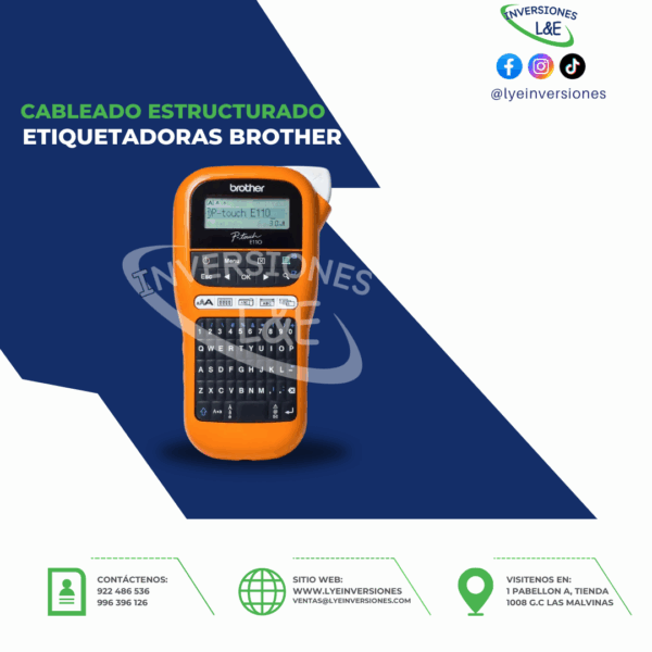 ETIQUETADORA BROTHER PT-E110VP