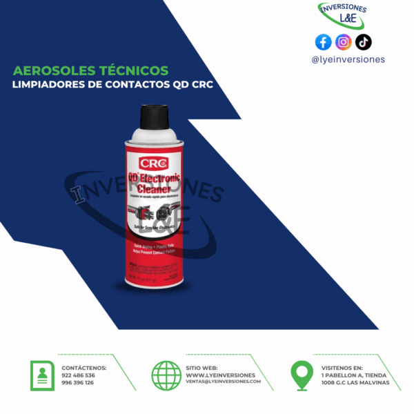 LIMPIADORES DE CONTACTOS ELECTRÓNICO QD CRC 11 OZ