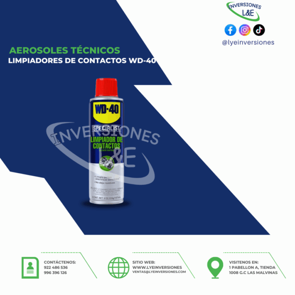 LIMPIADORES DE CONTACTOS WD-40