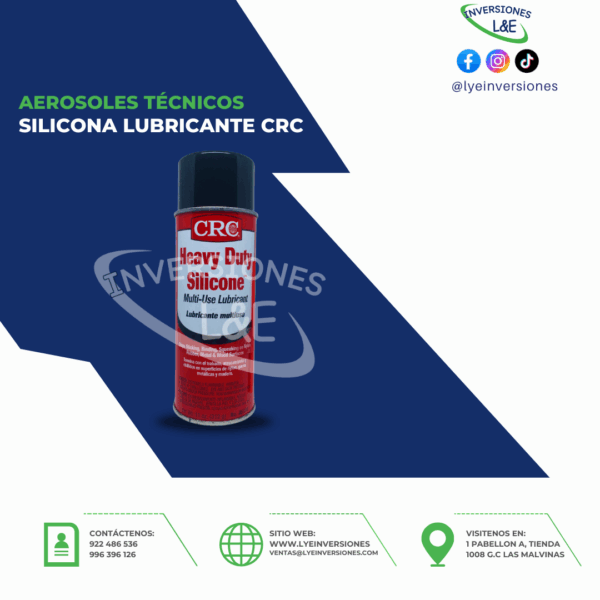 SILICONA LUBRICANTE HEAVY DUTY CRC 11OZ