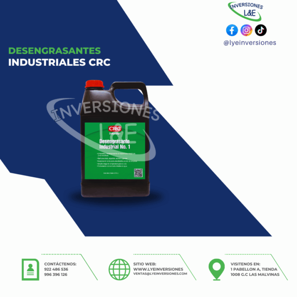 DESENGRASANTES INDUSTRIALES CRC N°1