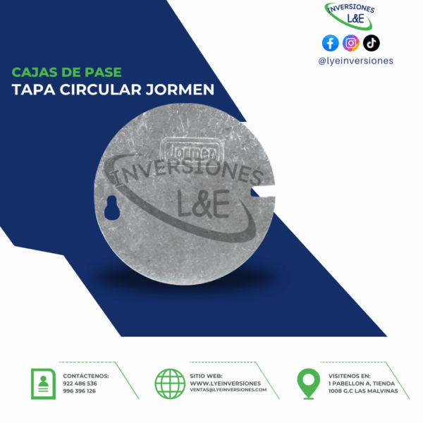 TAPA CIRCULAR JORMEN