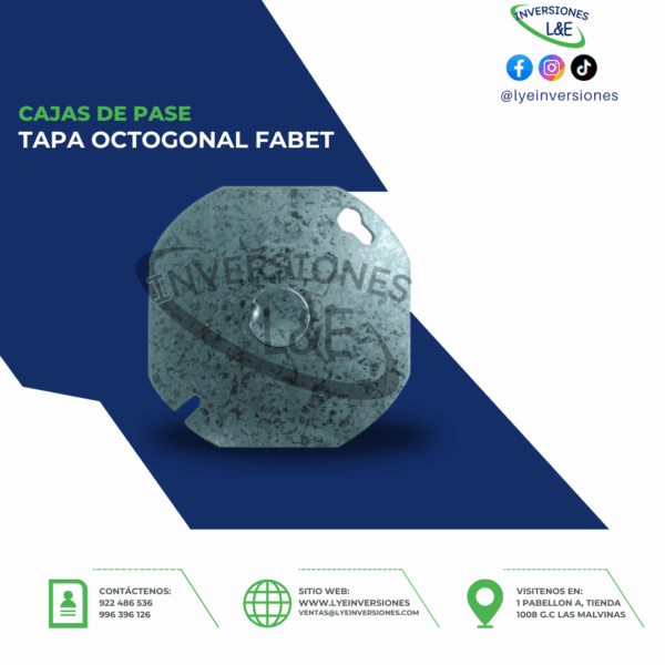 TAPA OCTOGONAL FABET