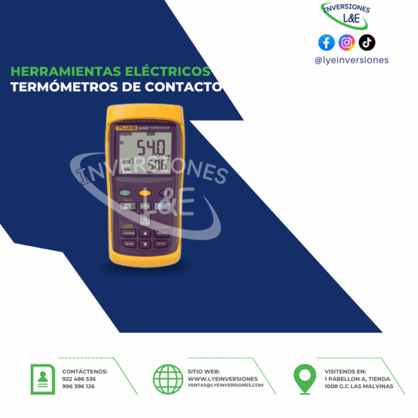 TERMÓMETROS DE CONTACTO FLUKER 54 II B