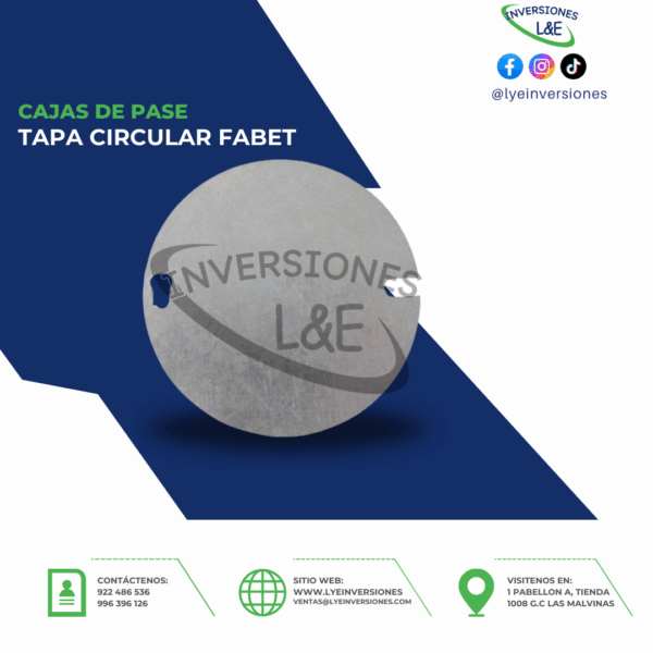 TAPA CIRCULAR FABET