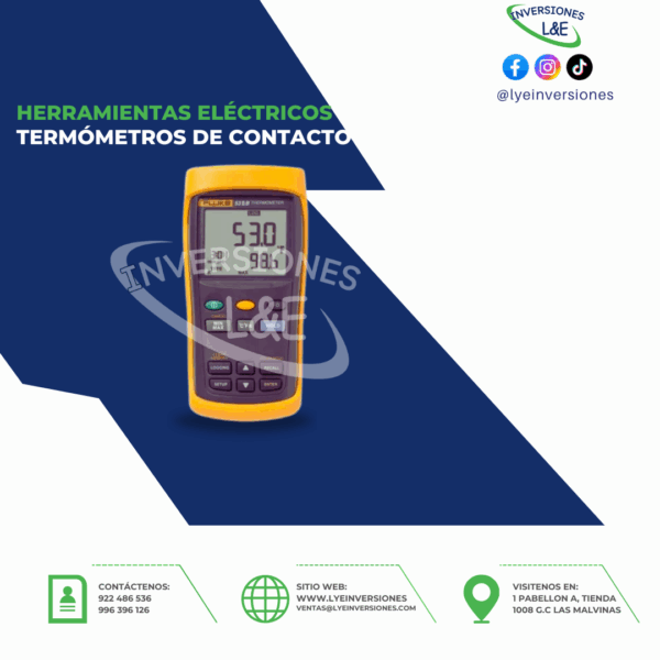 TERMÓMETROS DE CONTACTO FLUKER 53 II