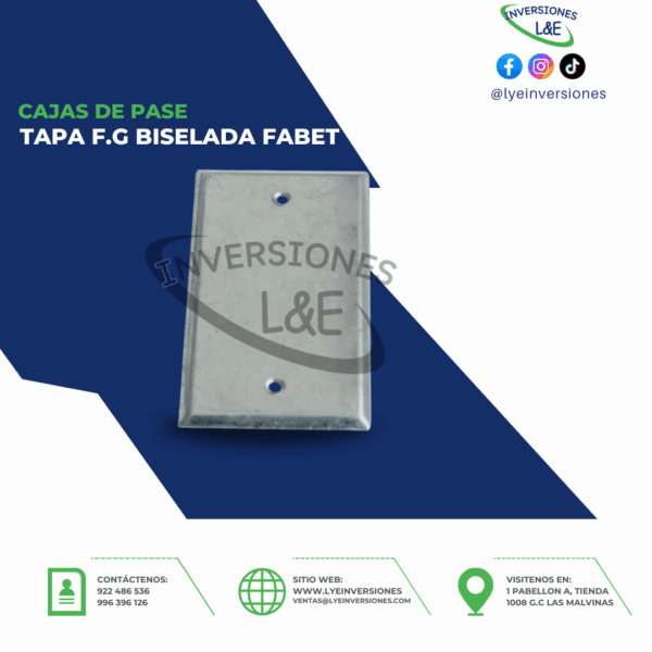 TAPA F.G BISELADA FABET