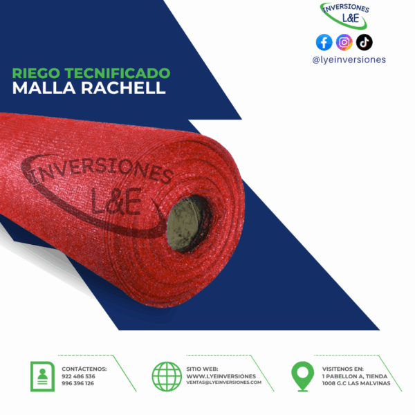 MALLA RASCHEL ROJO