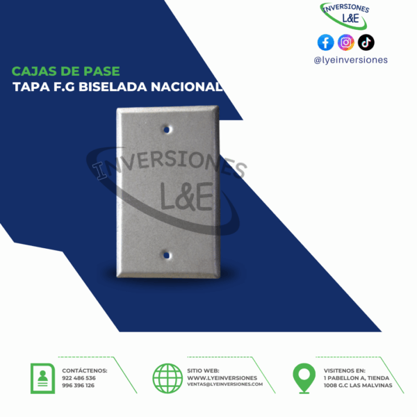 TAPA F.G BISELADA NACIONAL