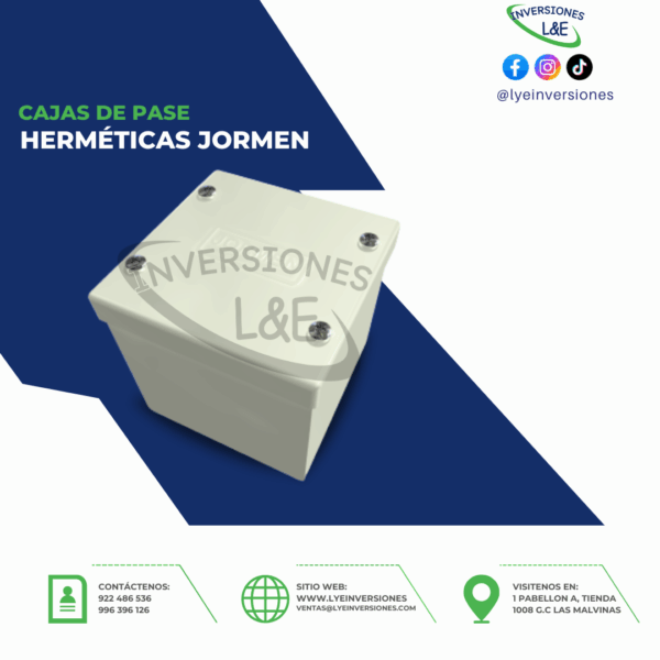 CAJAS DE PASE HERMÉTICAS JORMEN - Imagen 2
