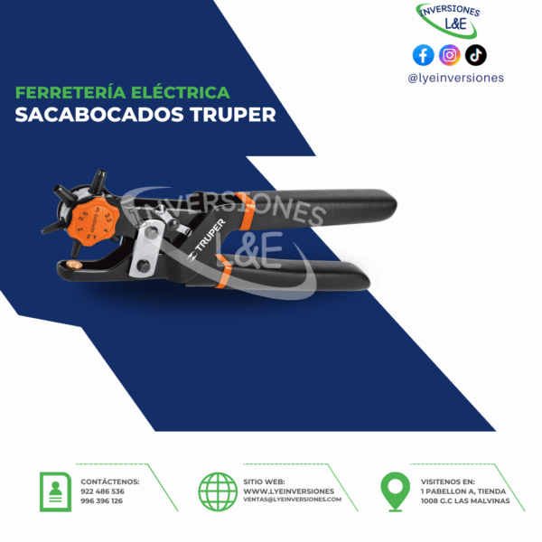PINZA SACABOCADOS TRUPER