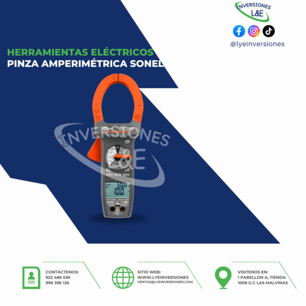 PINZA AMPERIMÉTRICA SONEL