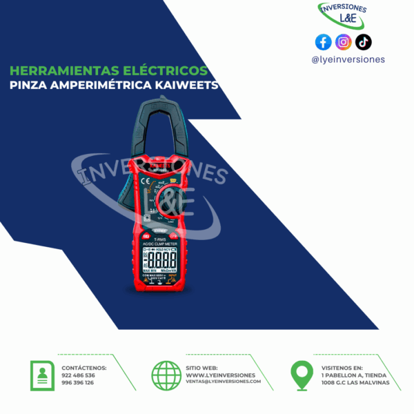 PINZA AMPERIMÉTRICA KAIWEETS
