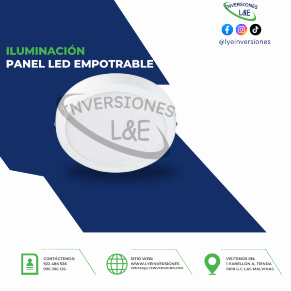 PANEL LED REDONDO EMPOTRABLE PHILIPS
