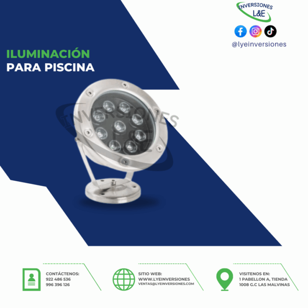 FARO LED SUMERGIBLE 9W