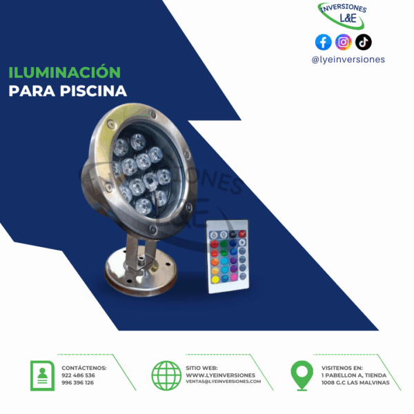 FARO SUMERGIBLE 12W