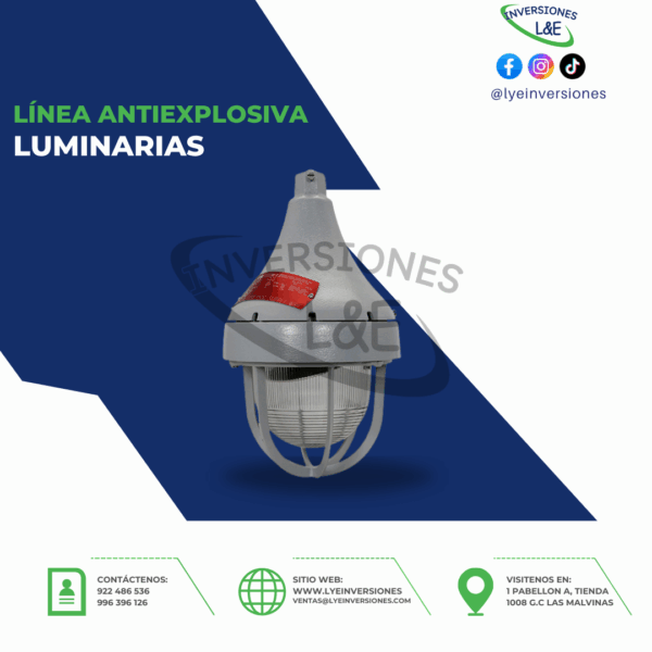 LUMINARIA INCANDESCENTE EV