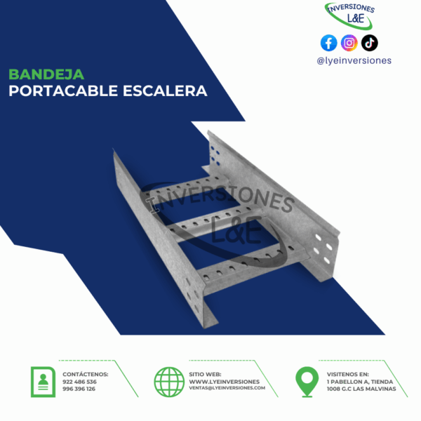 BANDEJA PORTACABLE ESCALERA JORMEN