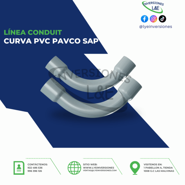 CURVA PVC PAVCO SAP