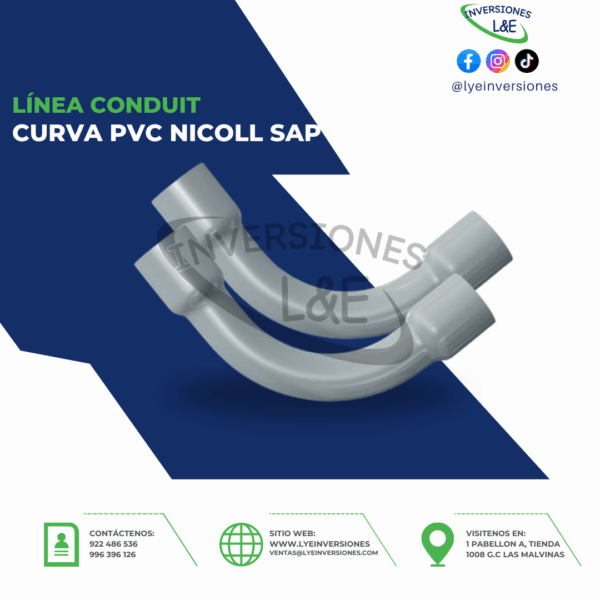 CURVA PVC NICOLL SAP