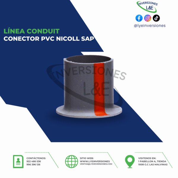 CONECTOR PVC NICOLL SAP