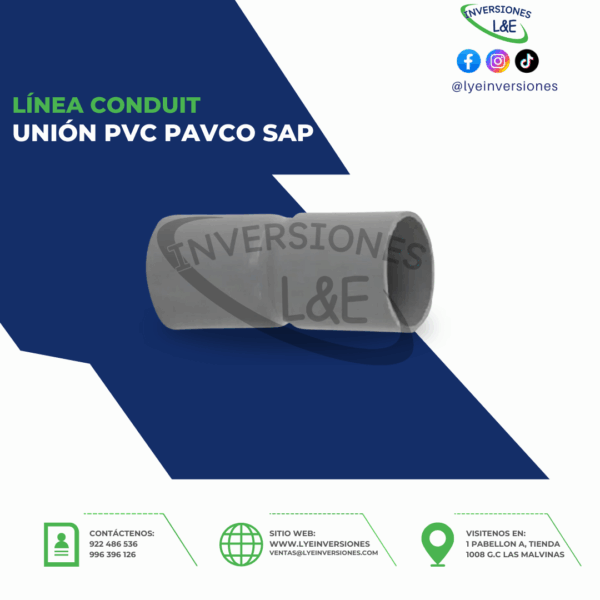 UNIÓN PVC PAVCO SAP