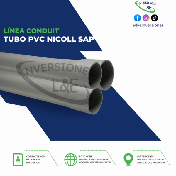 TUBO PVC NICOLL SAP