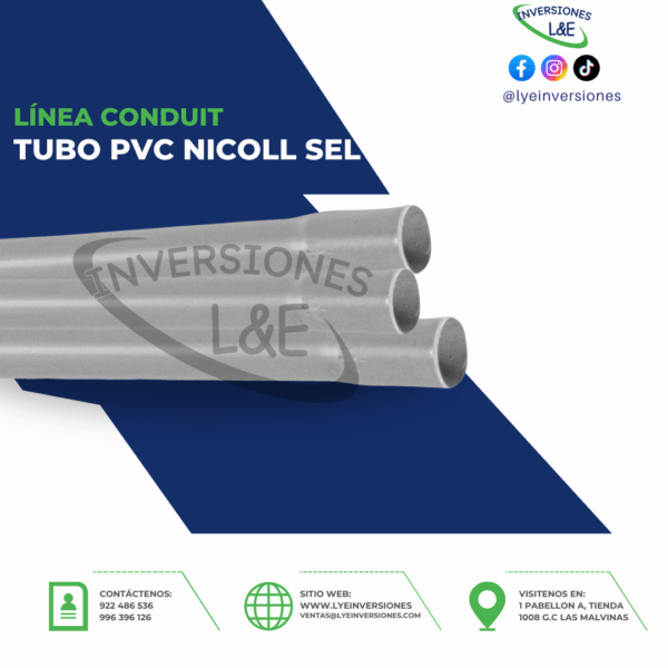 TUBO PVC NICOLL SEL