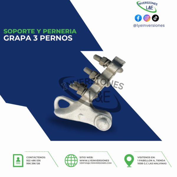 GRAPAS 3 PERNOS