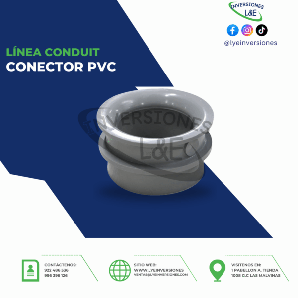 CONECTOR PVC SCH 1-1/2″